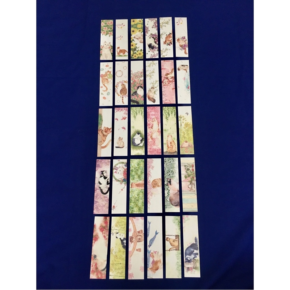 30pc. Cat Kitten Bookmarks - Picture 3 of 6